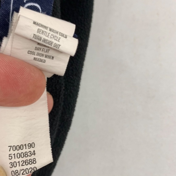 The Children’s Place “DUDE” Big Boys Pom Pom beanie/hat XL, Navy Green grunge - Picture 7 of 11